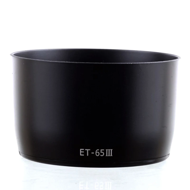 E T-65III Lens Hood for Canon EF 85mm f/1.8 USM 100mm f/2, SF EF 135mm f/2.8 Lens Hood E T65 III E T 65 III