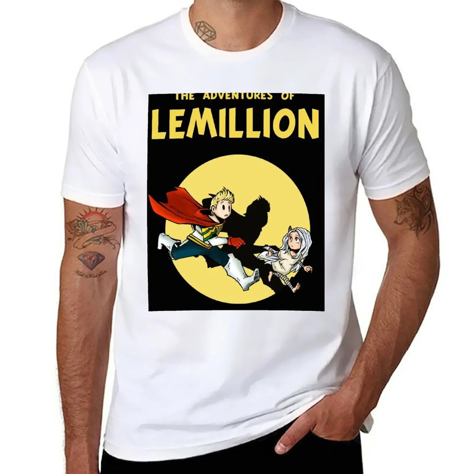 Adventures of LeMillion T-Shirt summer tops plus sizes new edition Men's clothing