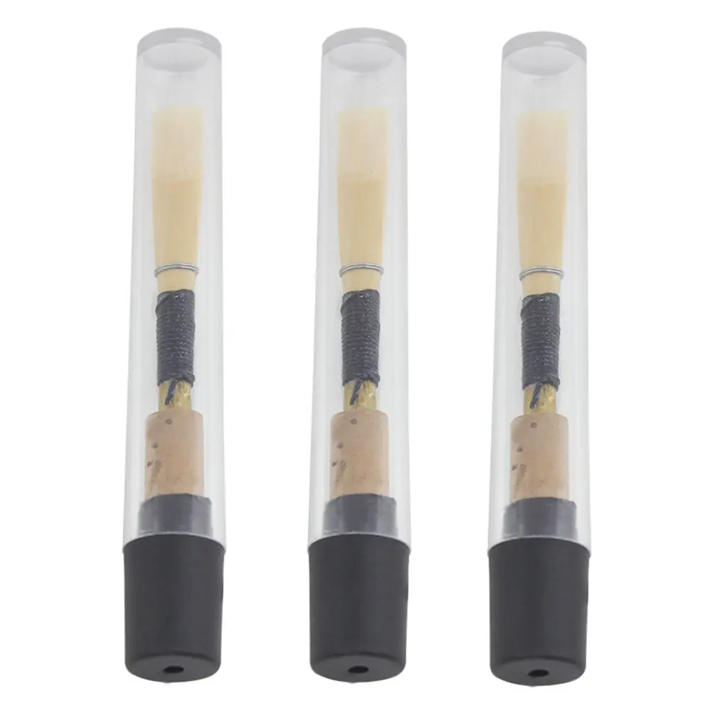 

3Pcs Professional Oboe Reed Replacement Moderate Softness Stable Tone Long-Lasting Durability Oboe Accessories for Students