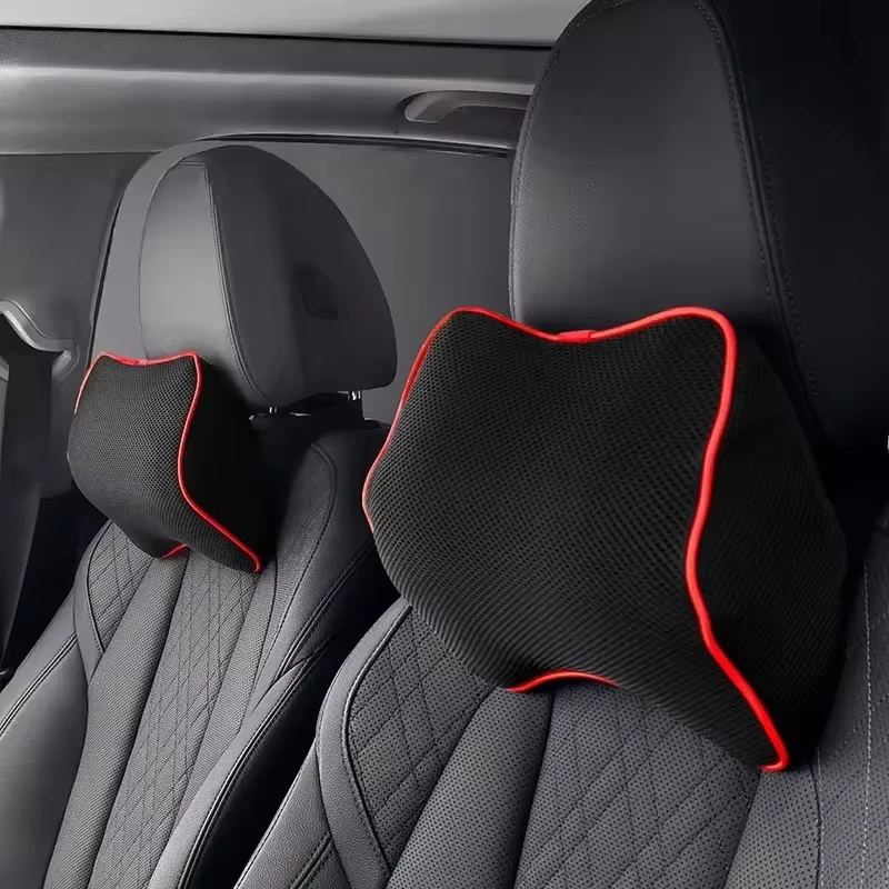 Memory Foam Car Seat Neck Pillow Waist Cushion Car Neck Cushion For Car Supplies Car Lumbar Support Universal Car Assesories