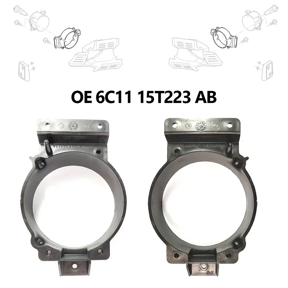 2pcs Fog Lamp Cover ABS Fog Lamp Light Bracket frame for Ford Transit Mk7 for Transit 2006-2014 Car accessories replacement