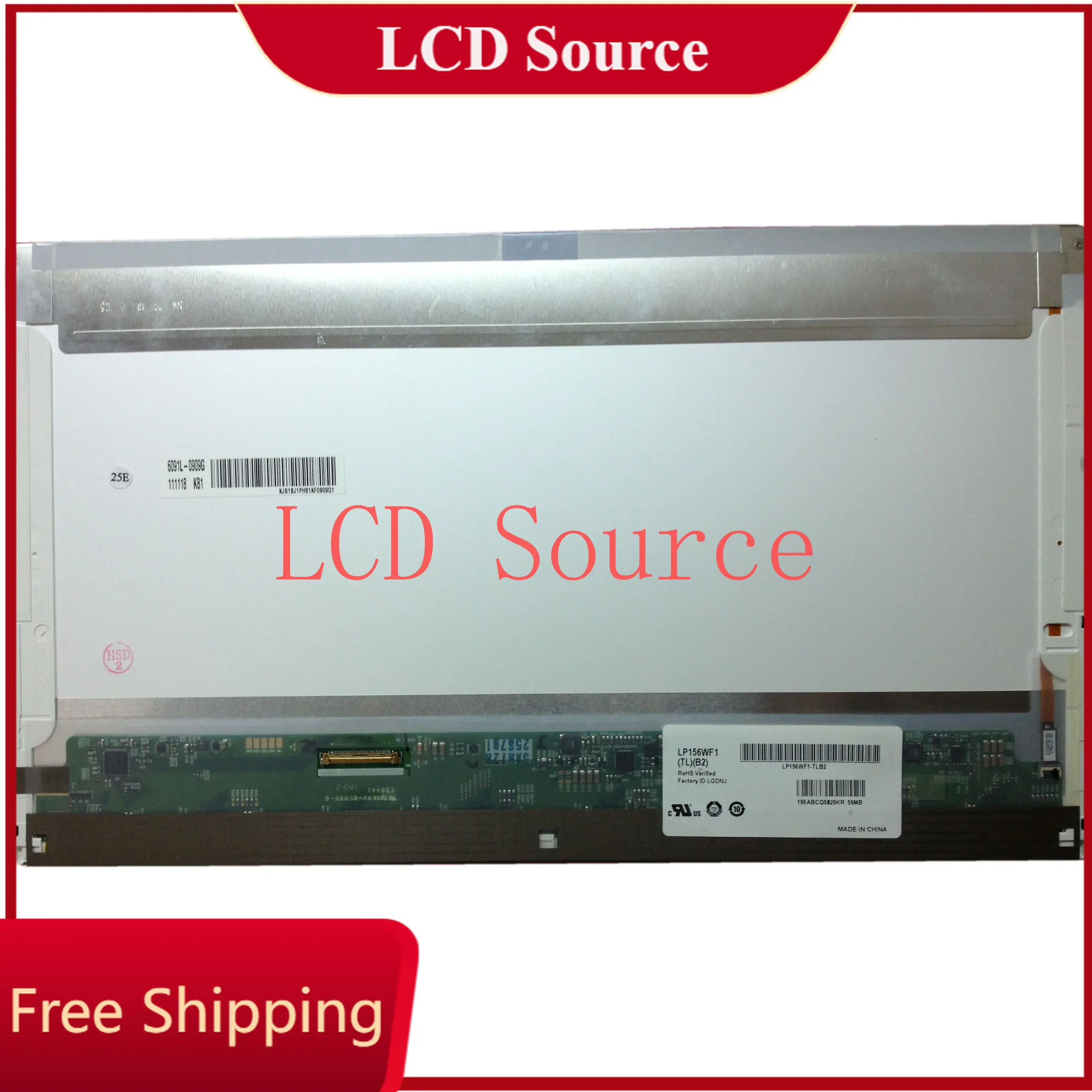 LP156WF1 TLB2 LTN156HT02 B156HW01 V.0 B156HW02 V.5 LP156WF1 TLA1 B156HTN01.0 1920*1080 40 pins Laptop Lcd Screen