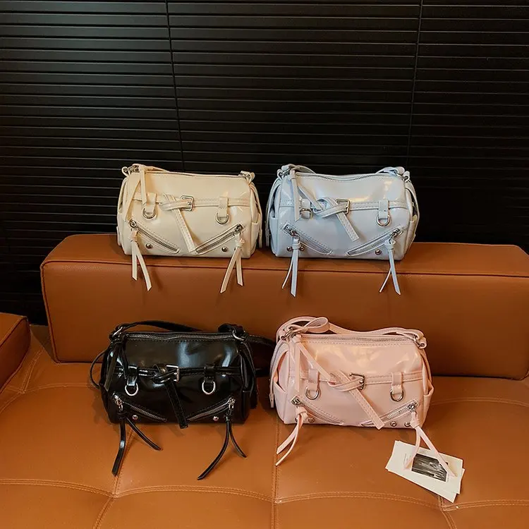 

Высококачественная женская сумка кросс-боди с фактурной поверхностью, модная новинка 2026 года, легкая роскошная нишевая универсальная сумка на плечо