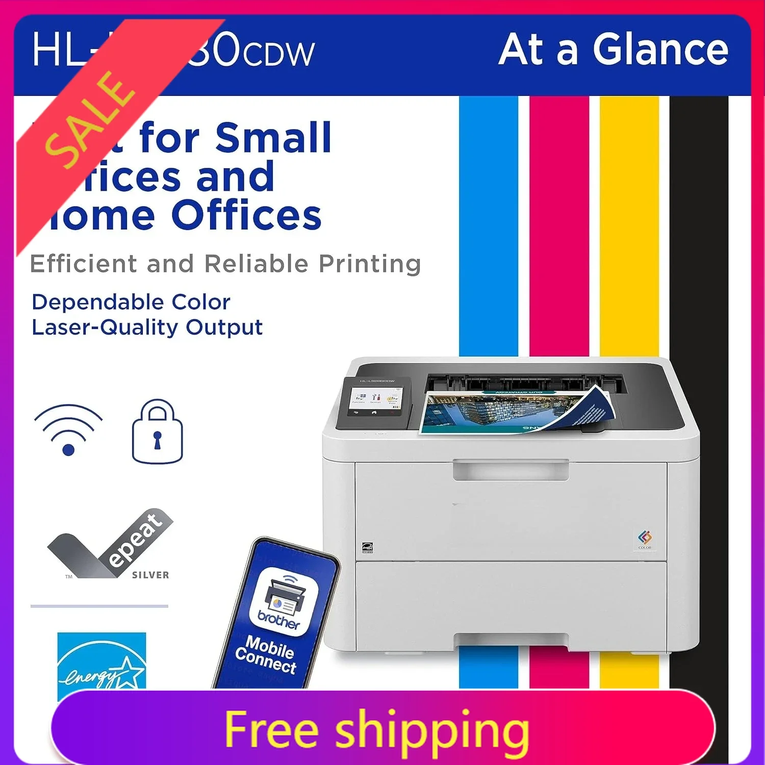 

Бестселлер HLL3280CDW: беспроводной компактный цифровой цветной принтер с лазерным качеством печати, функцией двусторонней печати, мобильной печатью и подключением по Ethernet. | Inclul