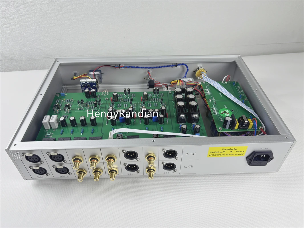 Цепной предусилитель MASTER FM266 использующий независимый балансный модуль усиления. Передний усилитель HiFi Фото №5