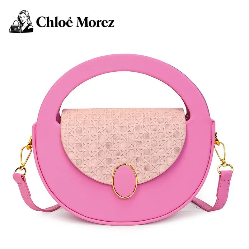 

Women's bag, Chinese style retro round cake armpit bag, fashionable and simple single shoulder crossbody box bag