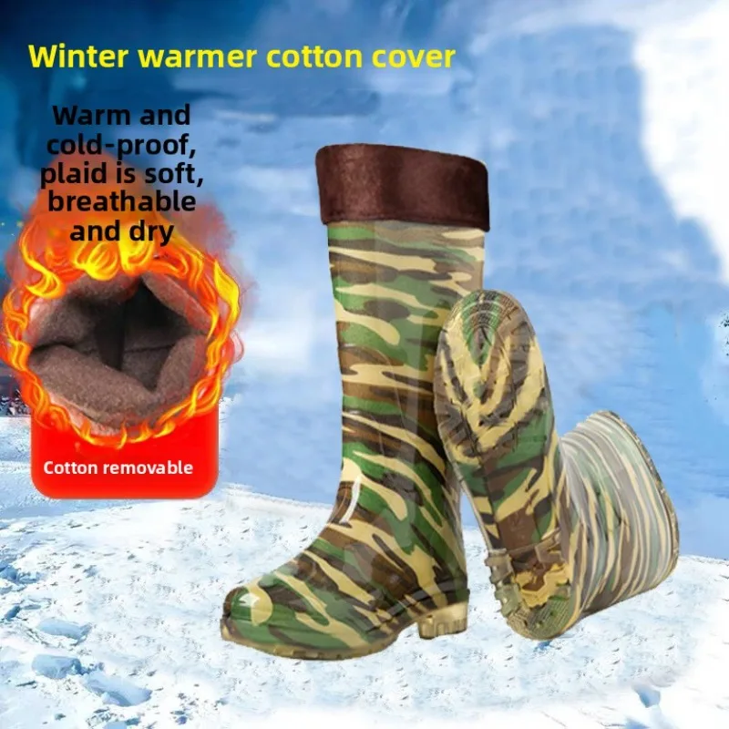 أحذية أمان للرجال أحذية المطر البلاستيكية السوداء للرجال، أحذية عالية مقاومة للماء غير قابلة للانزلاق Zapatos De Seguridad De Hombre #1