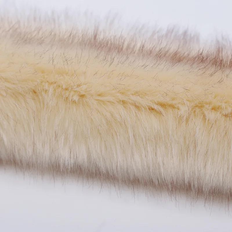 High-grade Dye tip faux fox fur,fabrics by the meter,felt cloth plush fabric