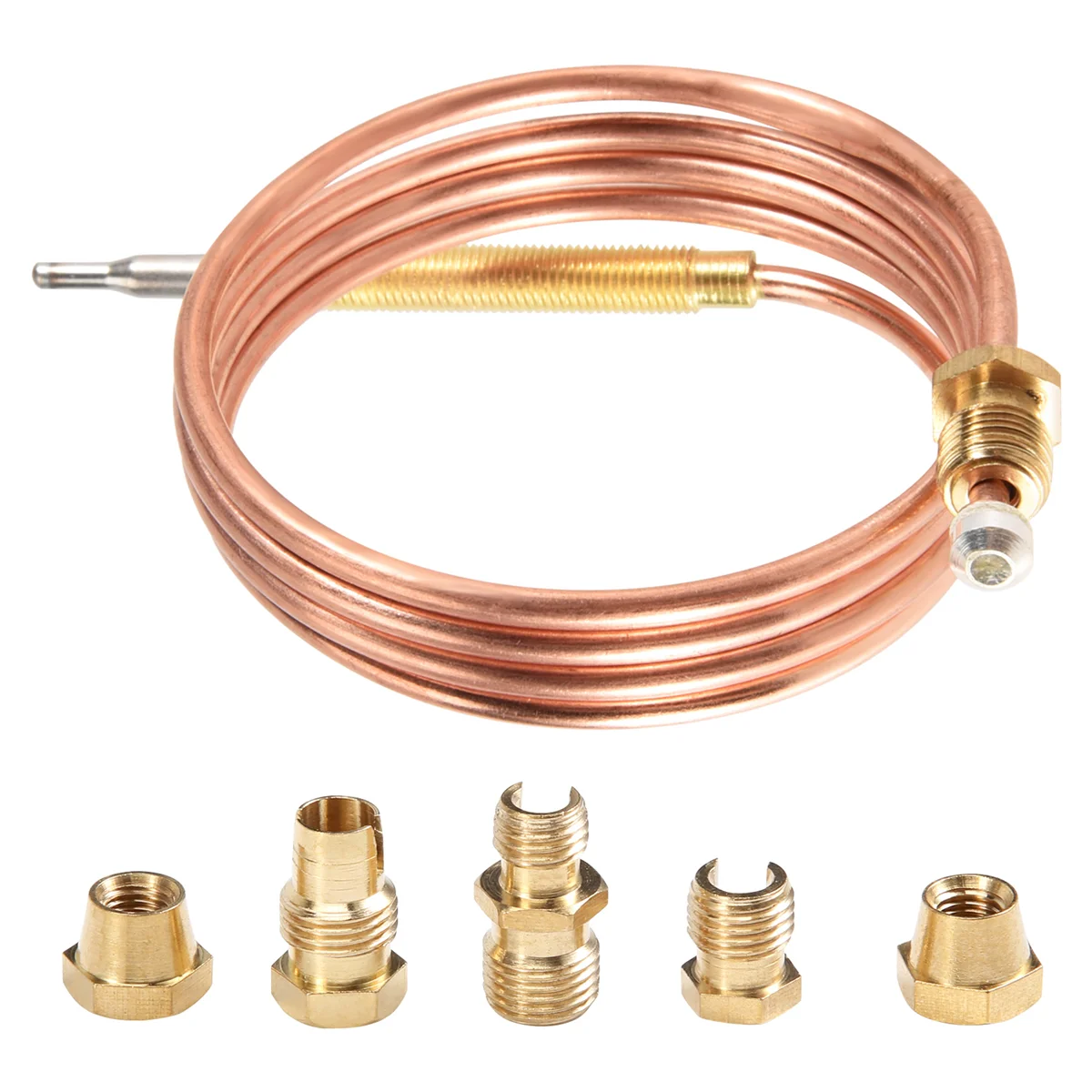 Kit termocoppia universale per fornello a Gas da 900Mm M6X0.75 con dadi rovesciati (cinque) termocoppia di ricambio