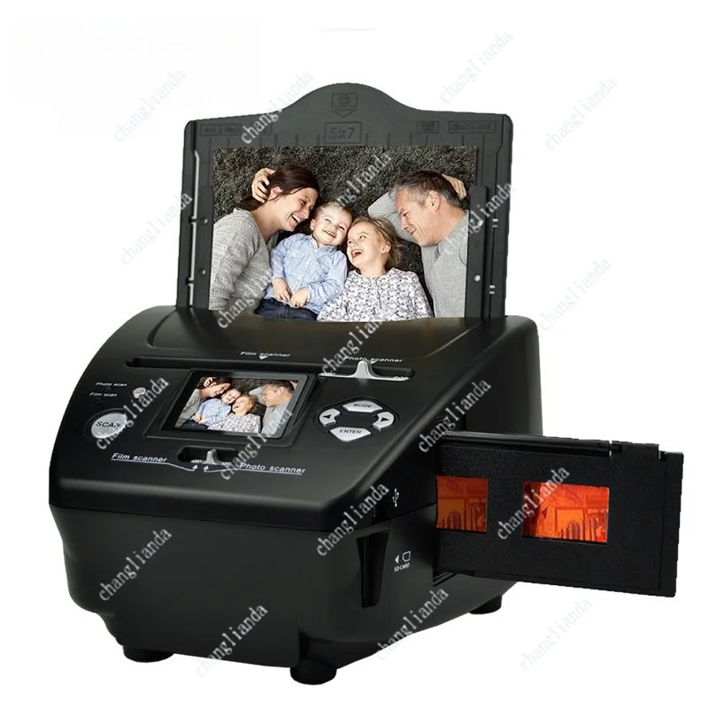 16MP 35mm 135mm Film Scanner Multifunctional Digitizer For Positive Negative Photo Business Card Home Studio Image Scanning