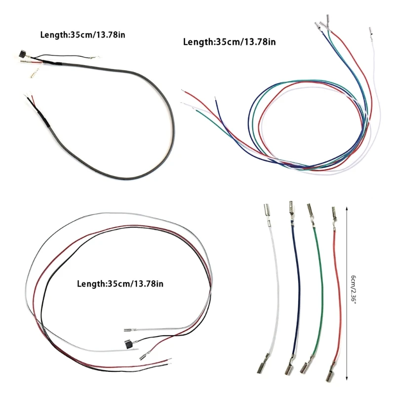 1 ชุดแผ่นเสียง Phono Headshell Universal ตลับหมึก Phono สายหัวสายสําหรับแผ่นเสียง Phono Headshell อุปกรณ์เสริม