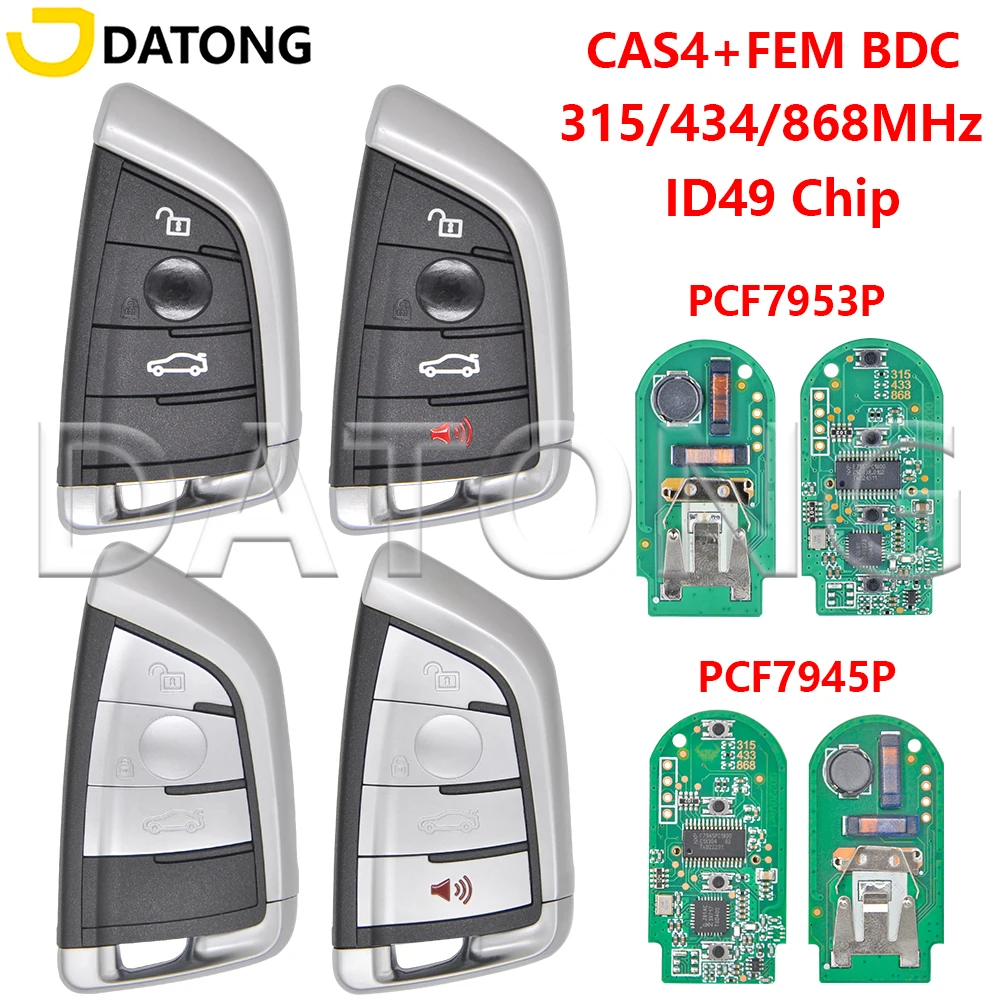 

Datong Wolrd Car Remote Control Key For BMW 3 5 7 Series X3 X5 X6 F10 F11 F07 F18 F15 F45 F46 F85 ID49 PCF7953 Promixity Key