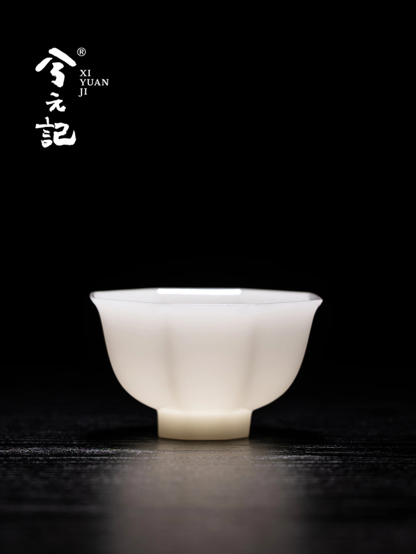 Mutton Fat Jade Cup Ceramic Single Tea Personal Dedicated