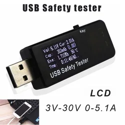 USB Voltage Meters Current Voltage Capacity Battery Tester Volt Current Voltage Doctor Charger Capacity Tester Meter Power Bank