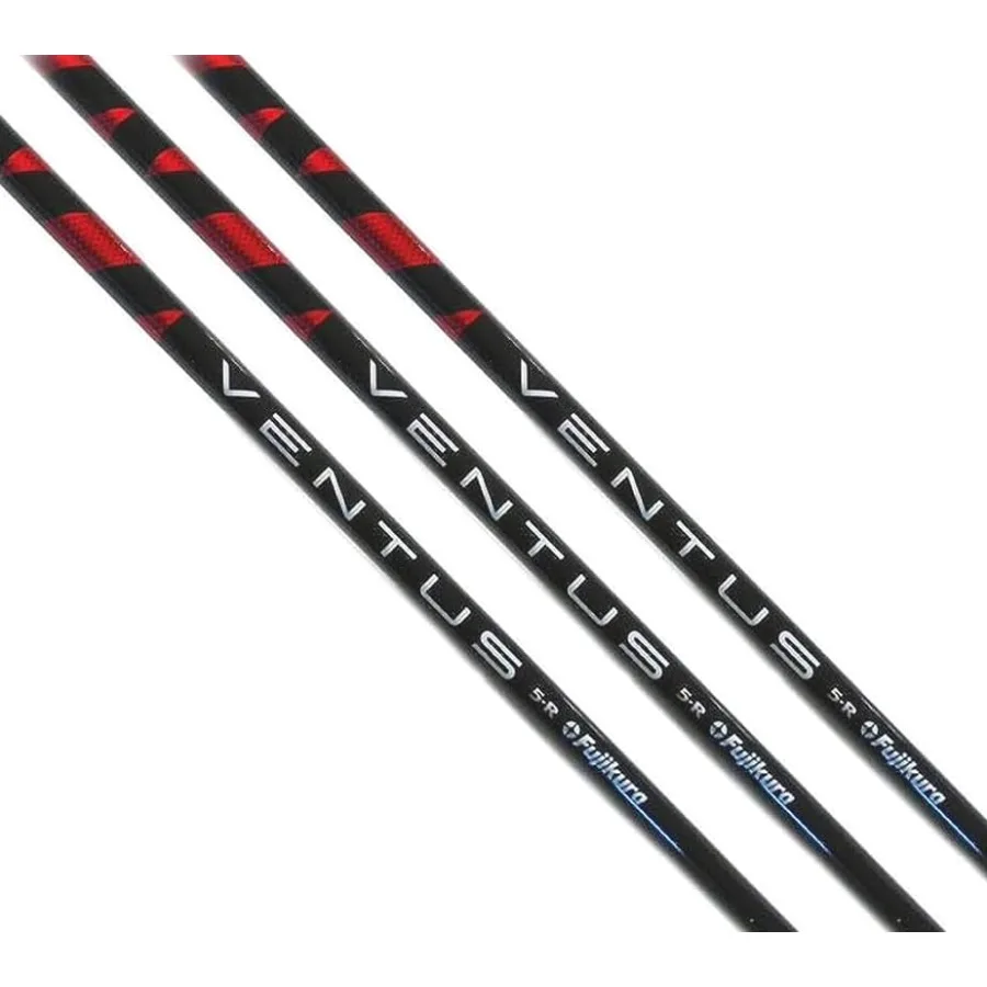 Ventus Eje de conductor negro y rojo Regular Flex 5R con adaptador para un rendimiento mejorado en swing de golf Ideal para intermedios a