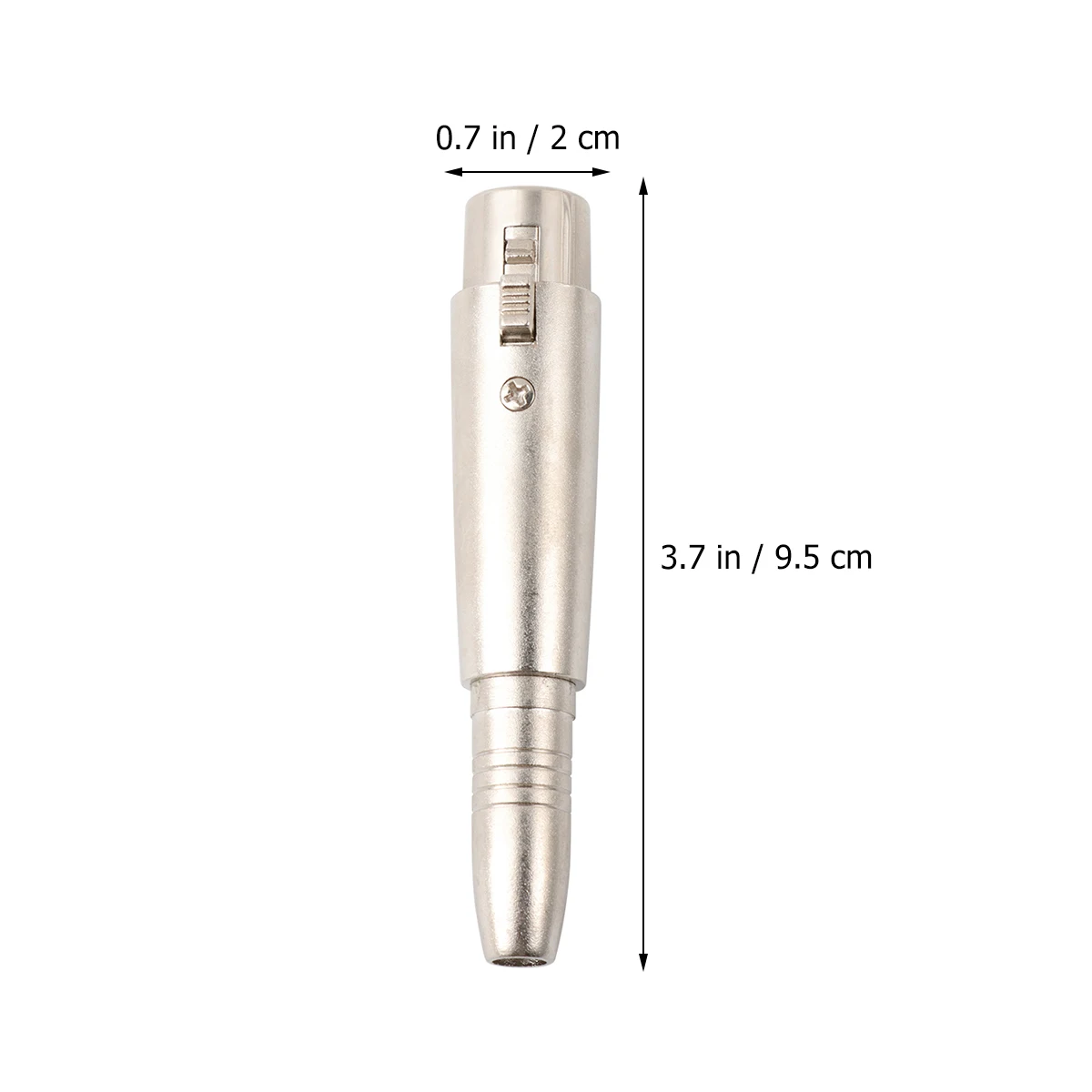 

Xlr Female To 6.35Mm Male Audio Adapter Compact Rugged Housing Microphone Speaker Connector Adapter 3 Pin Female To