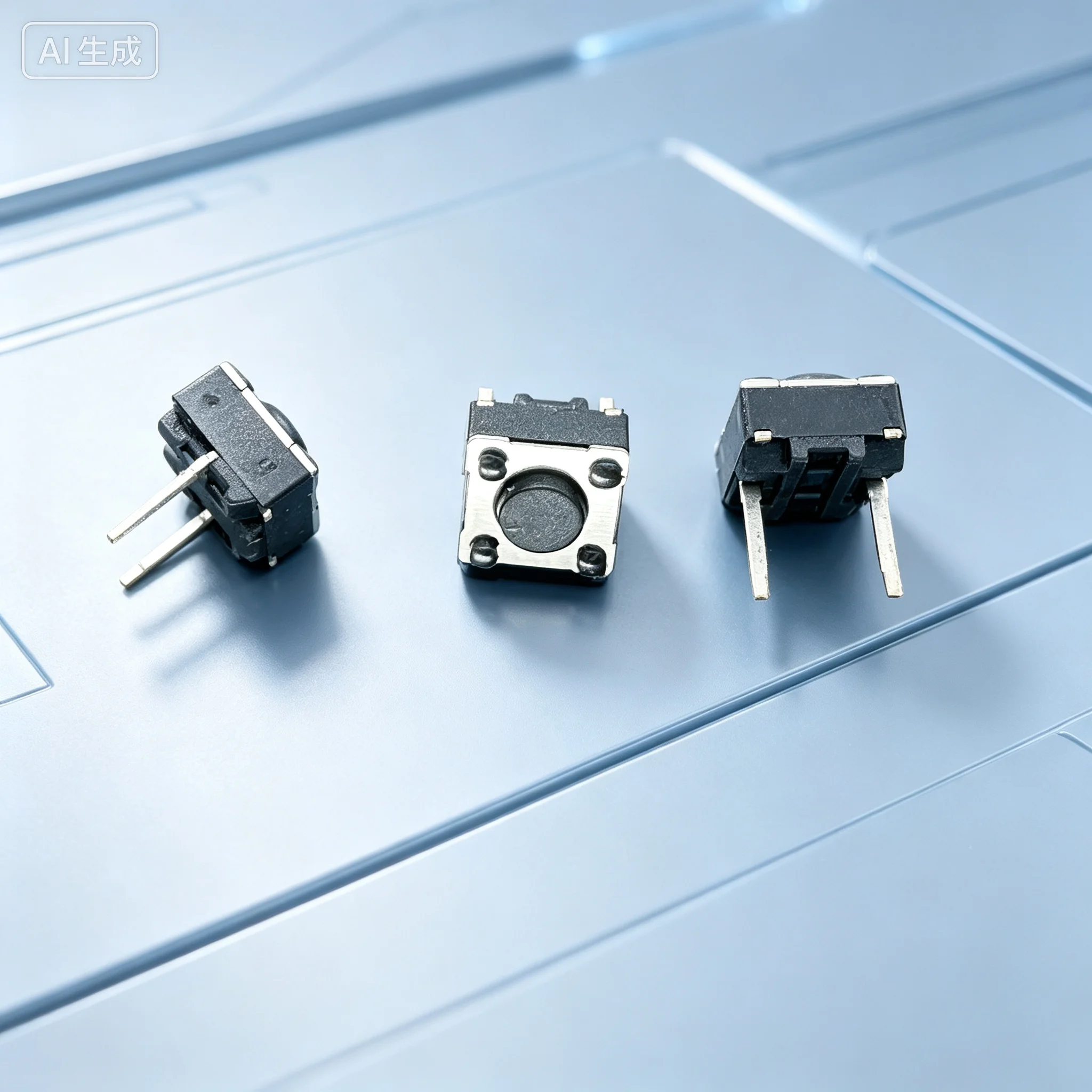 for 664.3 Tactile Switch 2 Pin Vertical Micro Button Switch Middle Two Short Pins  200pcs