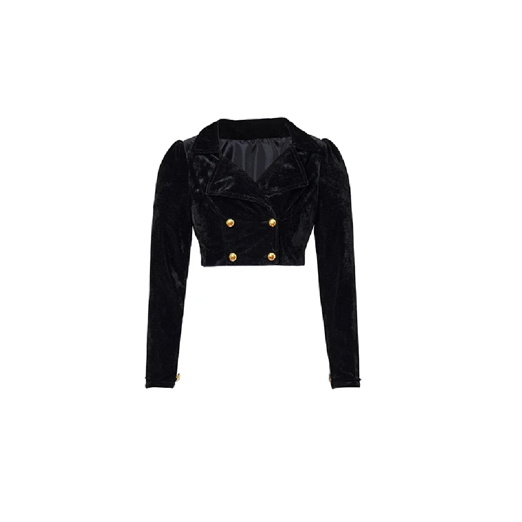Historical Regency Spencer Jacket Victorian Jane Austen Velvet Short Coat Women Tea Party Dress Accessories Top image 3