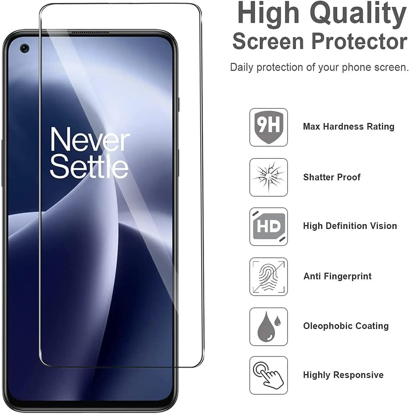 Tempered Glass For OnePlus Nord N30 CE 3 Lite 2 Lite 5G N300 N20 SE ACE 2V Pro Racing Screen Protector For OnePlus 10T 10R