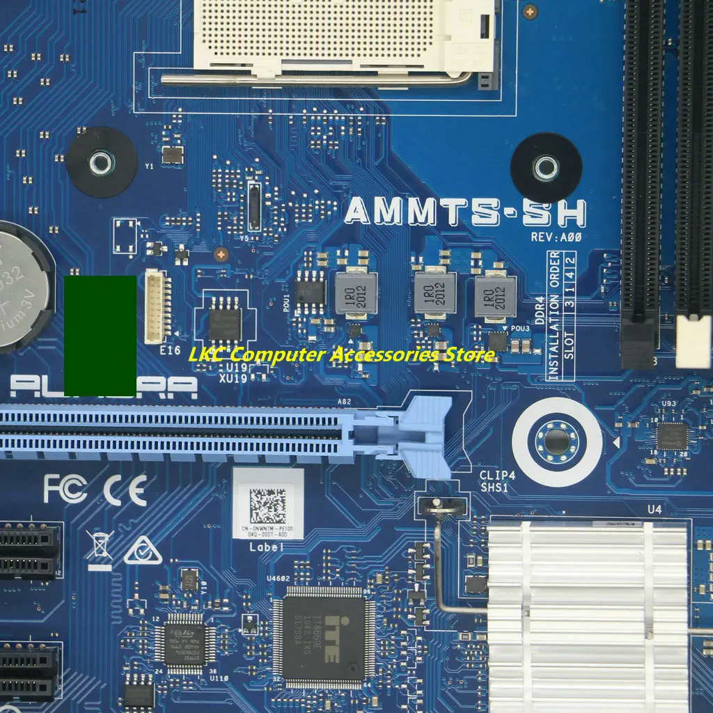 Imagem -02 - para Dell Alien Alienware Aurora Ryzen R10 Placa-mãe Ammts-sh Nwn7m 0nwn7m Cn0nwn7m Am4 B550 Placa-mãe 100 Testado Novo