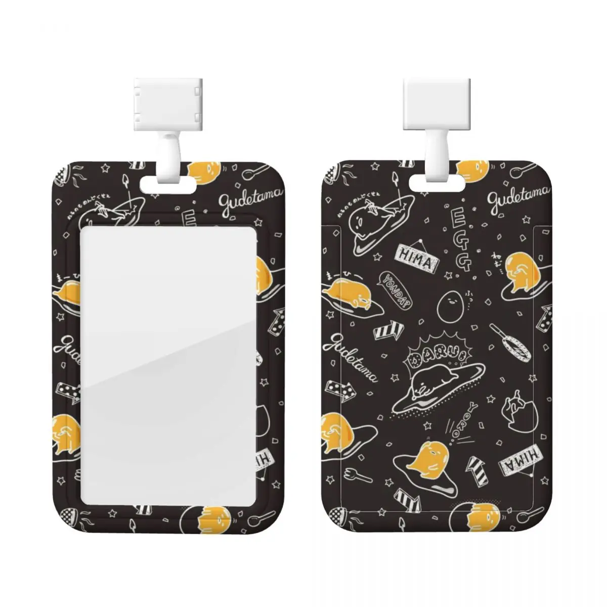 

Custom Neck Lanyard Card Holder Gudetama Card Badge Holder For Subway Bus Bank Card Lanyard Credential Badge Holder Hospitals