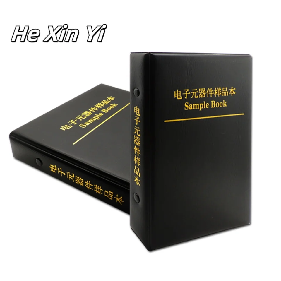 Kit resistenza 1210 2010 2512 5% JR-07 Kit assortimento resistore libro SMD 170 valori 0R-10M Libro campioni