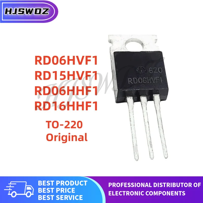 5 Peças Transistor MOSFET de Frequência de Rádio Original Novo RD15HVF1 RD06HVF1 RD06HHF1 RD16HHF1 TO-220