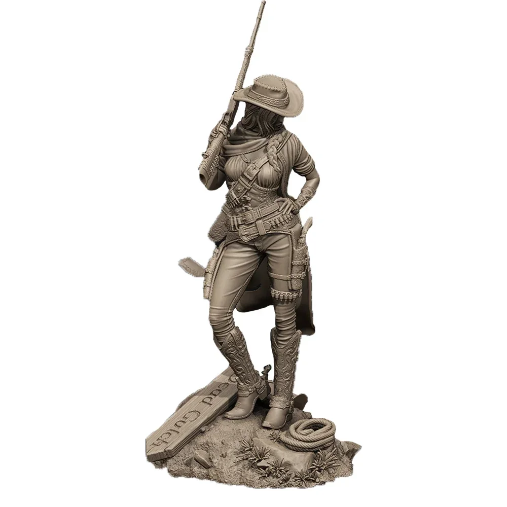 Jane the Gunslinger 1:12 Miniature Resin Model Kit Unpainted Plastic Model Kit a1655