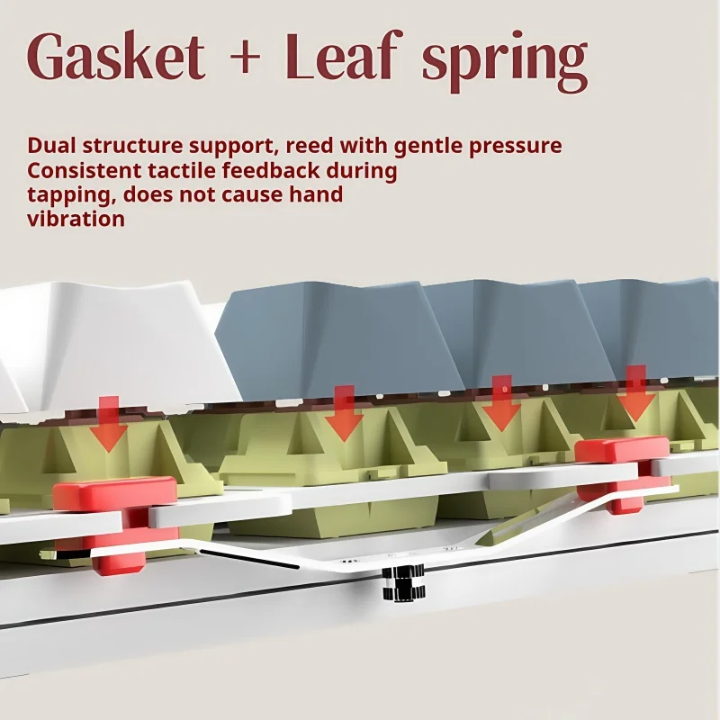 B98 레트로 기계식 키보드 무선 3모드 연결 맞춤형 RGB 인체공학적 PBT 소재 풀 키 핫 스와퍼블 CSGO