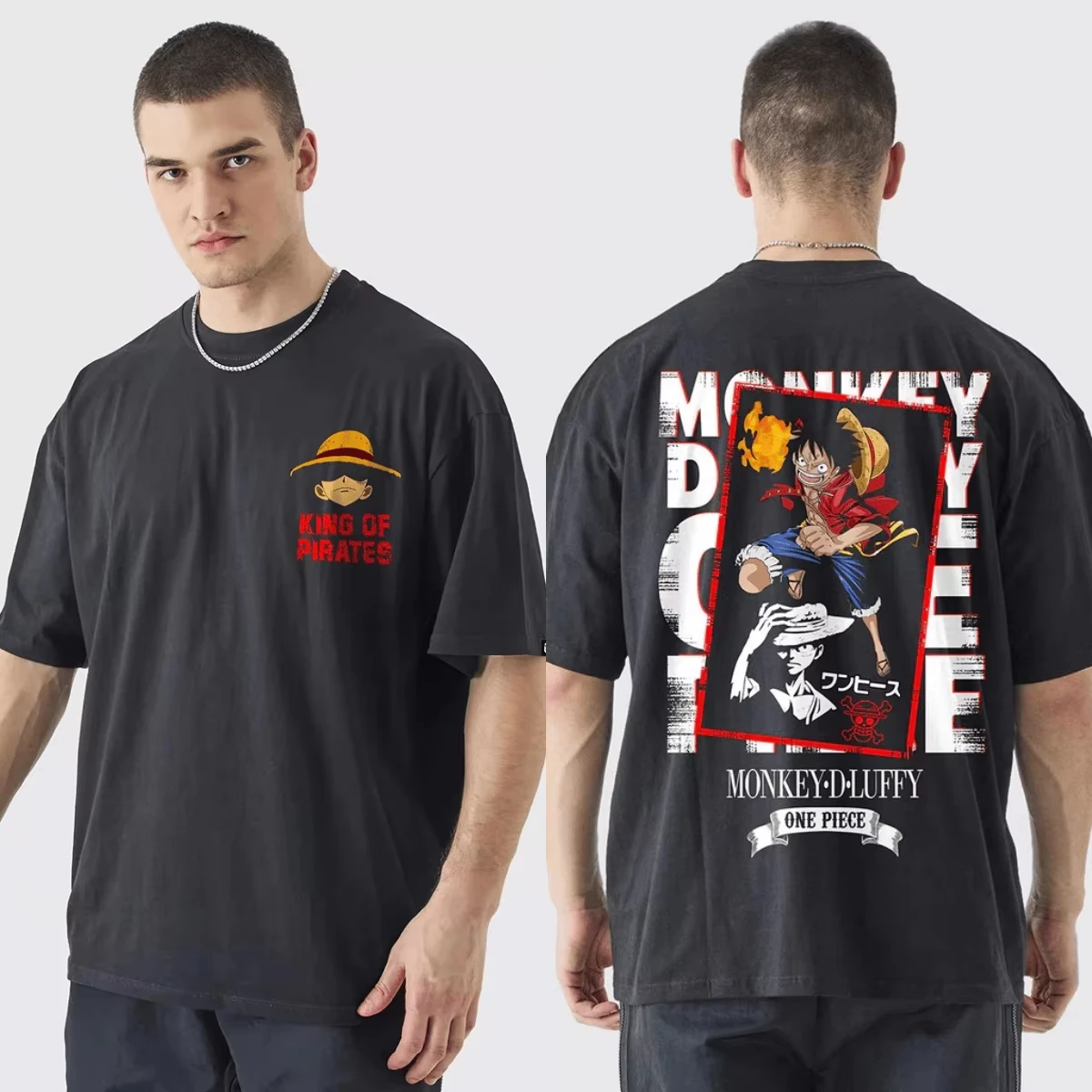 

Хлопковая футболка унисекс ONE PIECE для мужчин Baju Lelaki Wanita Perempuan, футболка с рисунком аниме, женский топ с короткими рукавами, японское аниме