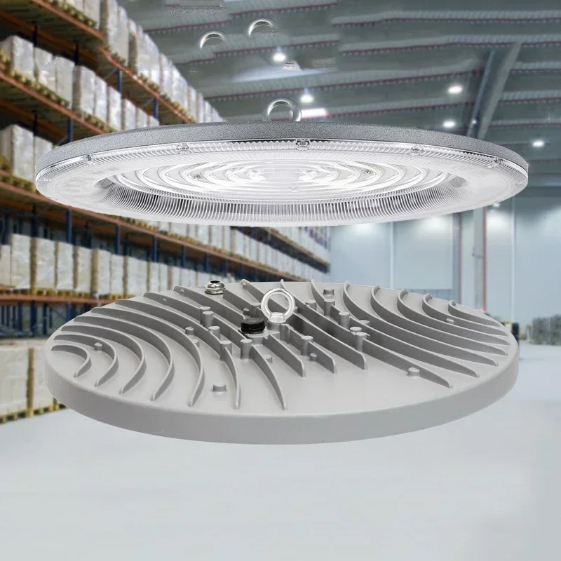 100/150/200/300W Super Brightness DOB Linear UFO High Bay Lamp Industrial Engineering Lamp Arena Factory Led Industrial Lighting