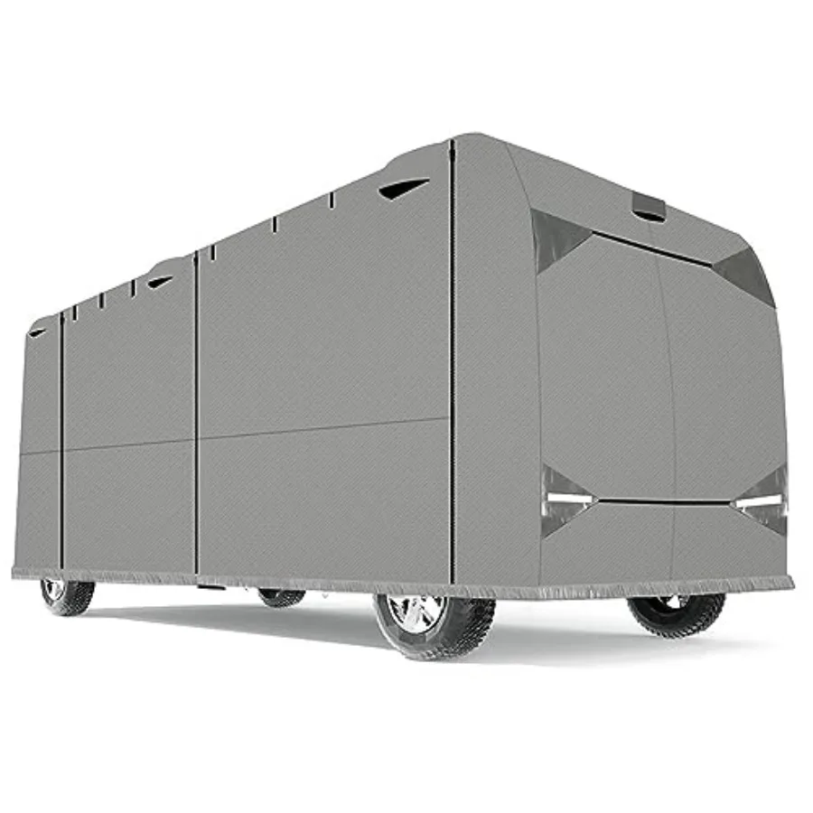 

Чехол для автодома класса А (33-37 футов), 4 слоя нетканого материала, 3 слоя сбоку, цвет черный, прочный, всепогодный, сменный.