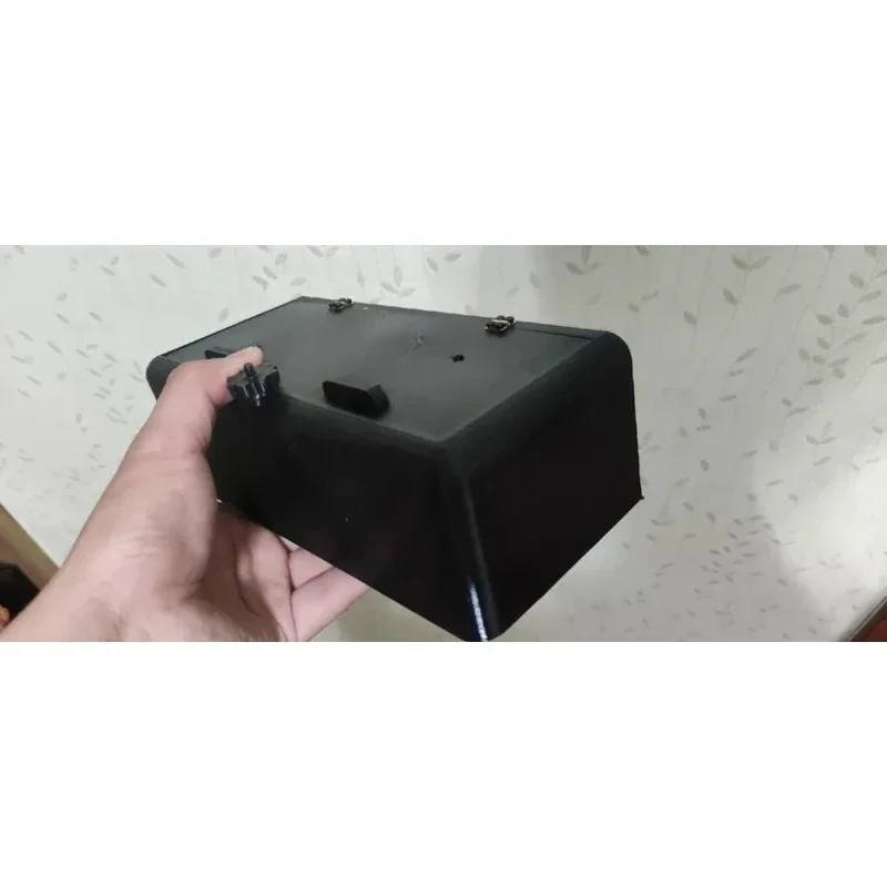 Custom Fit 3D Printed Rear Equipment Box for CROSSRC JT6 1/10 Scale RC Crawler Flatbed Trailer – Hinged Lid & Thumb Screws