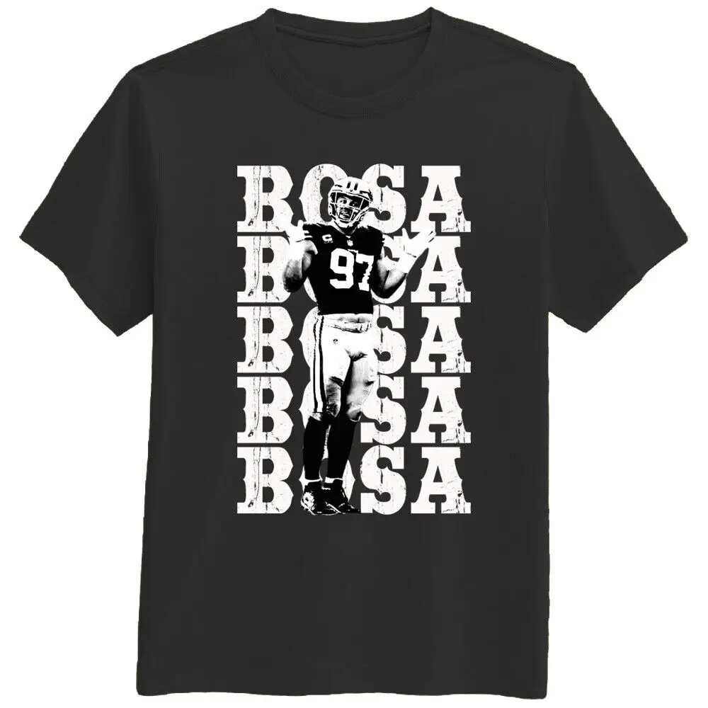 Football Nick Bosa San Francisco Team Player sport League T Shirt Tee Gift New