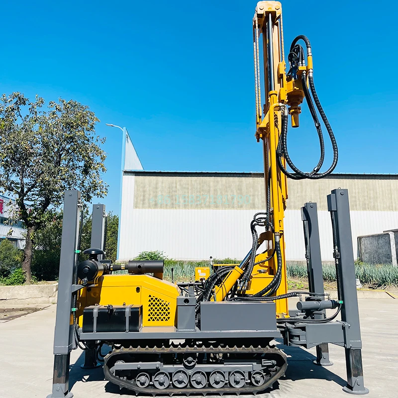 China Manufacturer Pneumatic Drilling Rig Machine Mutifunctional 180 Meter 100m Drill Rig Machine for Water Wells Drill Rig