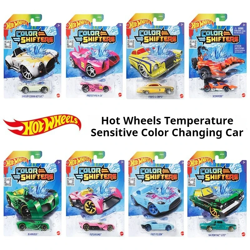 

Original Hot Wheels BHR15 Temperature-Sensitive Color-Changing Series Nissan Volkswagen Bus Car Model Boy Toys Children'S Gift