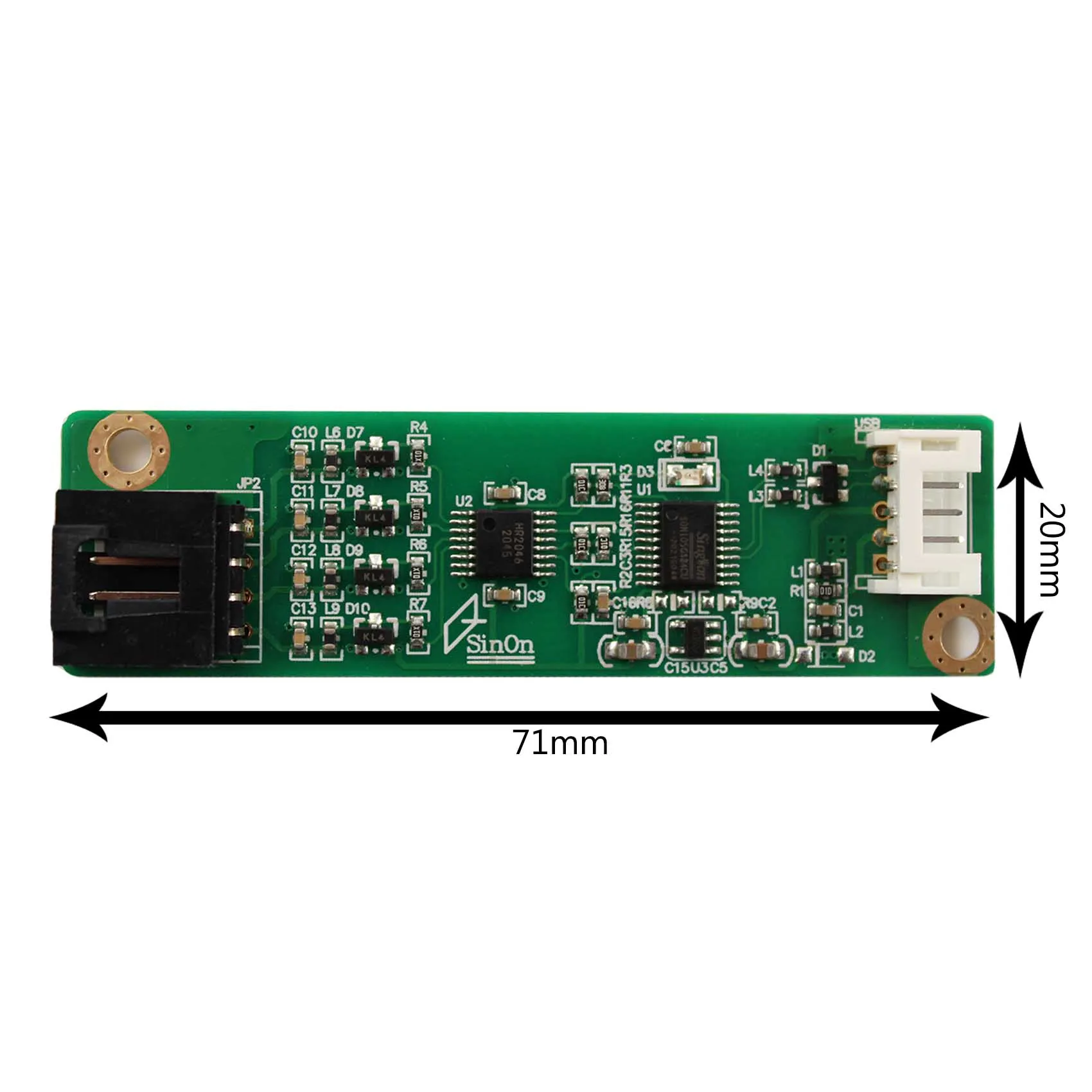 لوحة لمس LCD مقاومة 4 أسلاك ، وحدة تحكم بمنفذ USB ، مشغل شاشة تعمل باللمس
