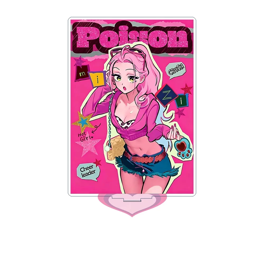 Alien Stage Find Your Plus Kawaii Anime Acrylic Stand Keychain 15CM One Mizi Sua Till Ivan Luka Hyuna Desk Decor Collect Gifts