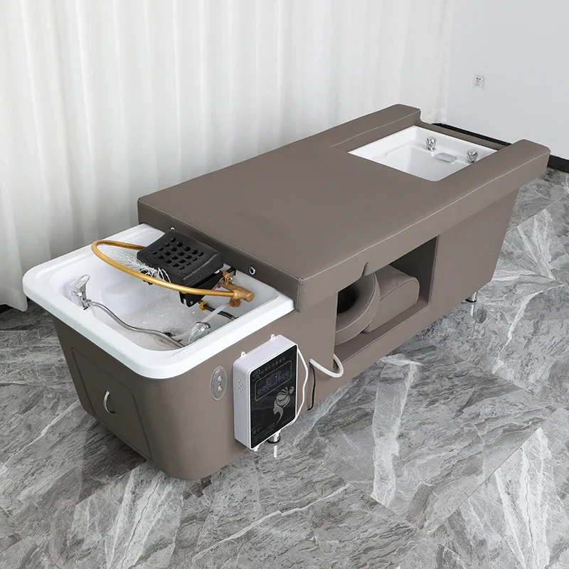 

Stretcher Spa Hair Salon Chair Luxury Shampoo Basin Japanese Washing Bed Massage Wash Chairs friseur stuhl Water Hoop Nail