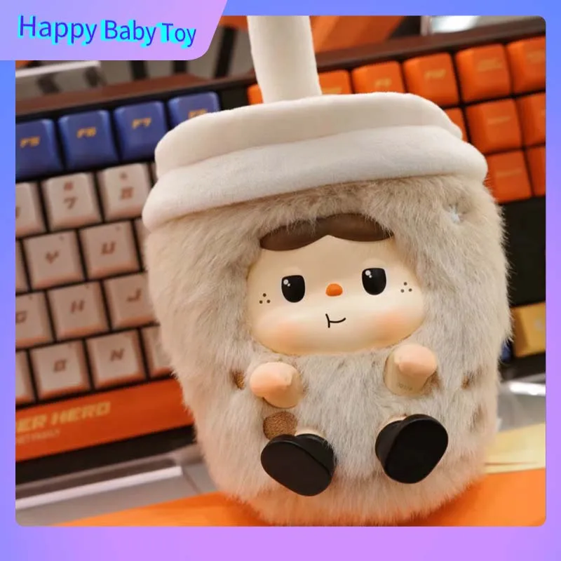 

100% натуральная черная игра Heyone Baobao, теплая Fireside, серия для чаепития, слепая коробка, милые куклы, экшн-фигурка аниме, украшение для рабочего стола