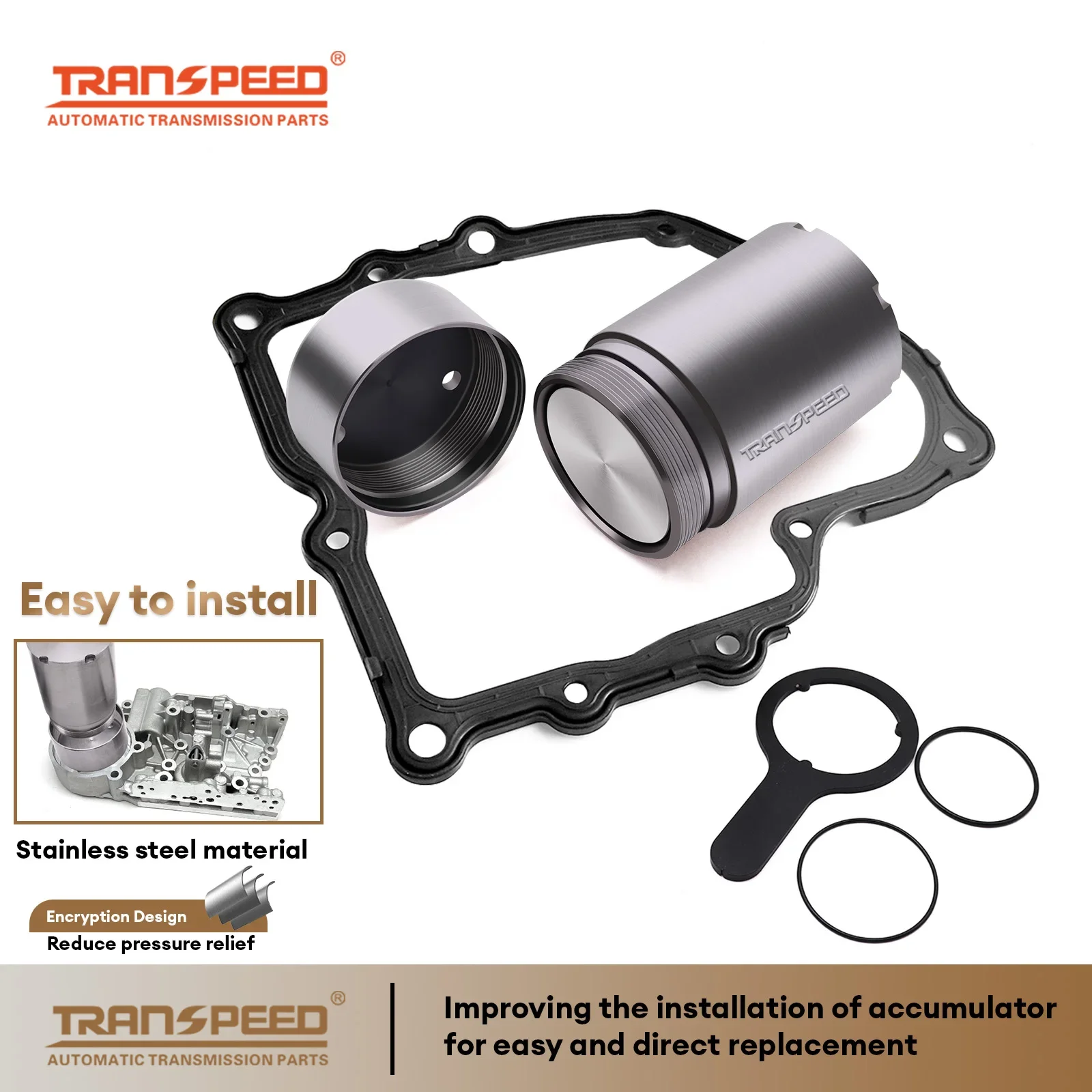 

TRANSPEED 0AM DQ200 DSG Transmission Improve Accumulator Mechatronic Repair Kit 7 Speed For VW AUDI