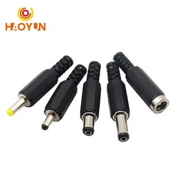 【20-5PCS】DC Power Male plug 5.5* 2.1mm 5.5* 2.5mm 3.5 * 1.35mm 6.3* 3.0mm 3.5*1.1mm adapter connector plug 5.5 2.1 2.5 3.5 1.35