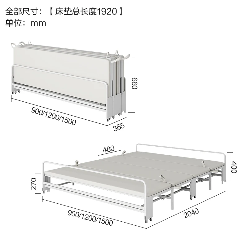 

ZZYY Household Multi-Functional Invisible Folding Bed Drawer Broaching Machine Small Apartment Desk Cabinet
