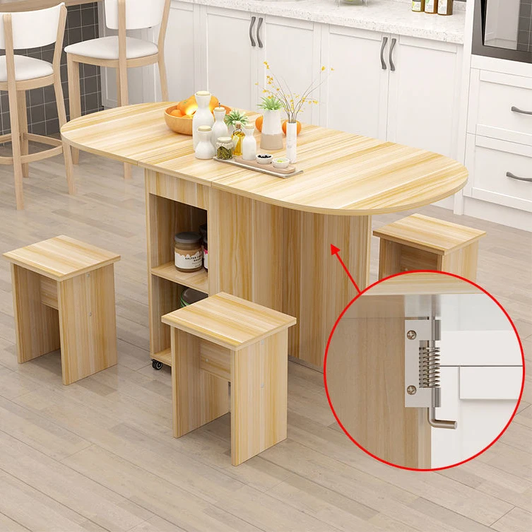 Small-sized Rectangular Folding Dining  and Chairs