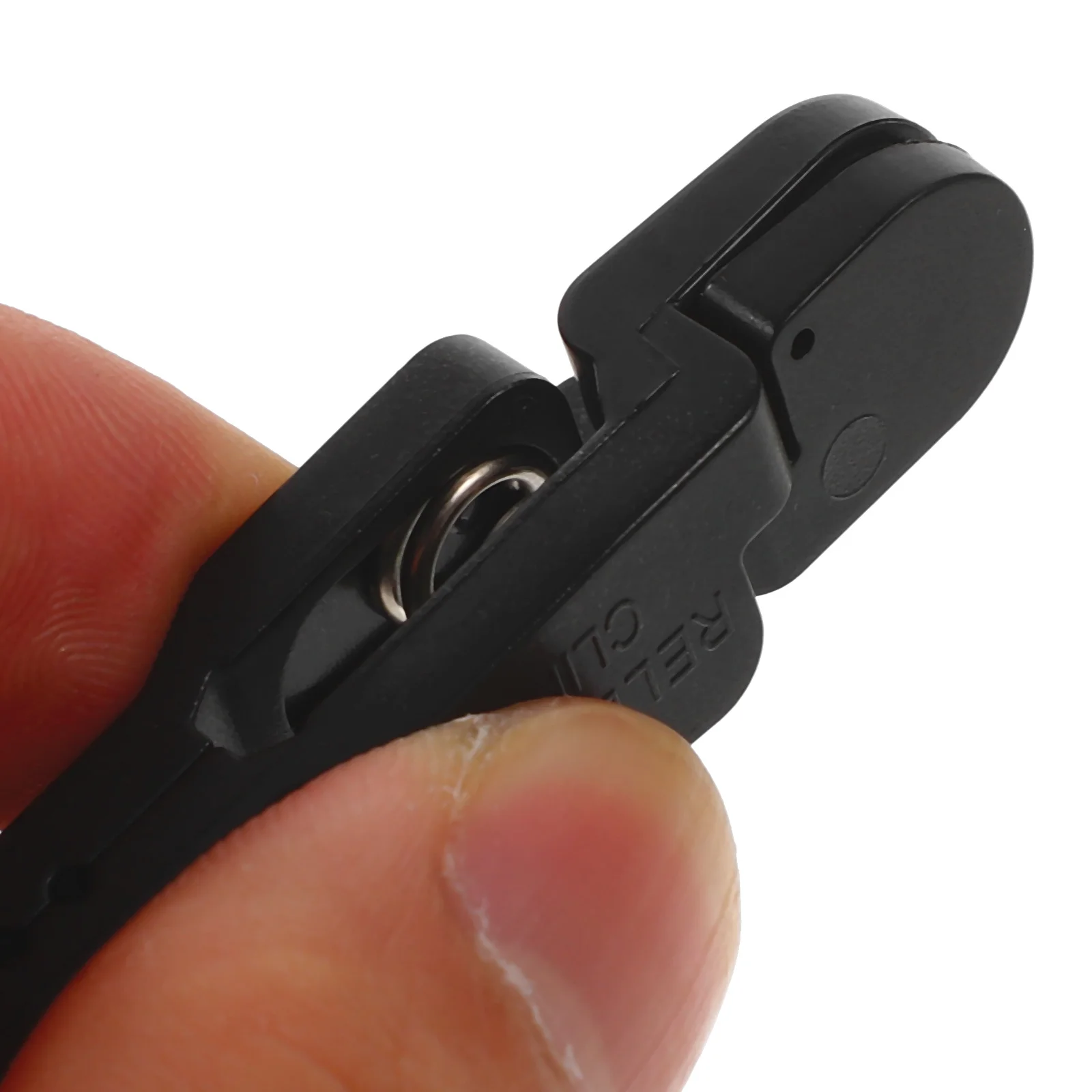 

2pcs Trolling Clips Key Ring For Weight Planer Board Down-Rigger Fishing Line Release Clips Heavy Tension Snap Padded Plastic