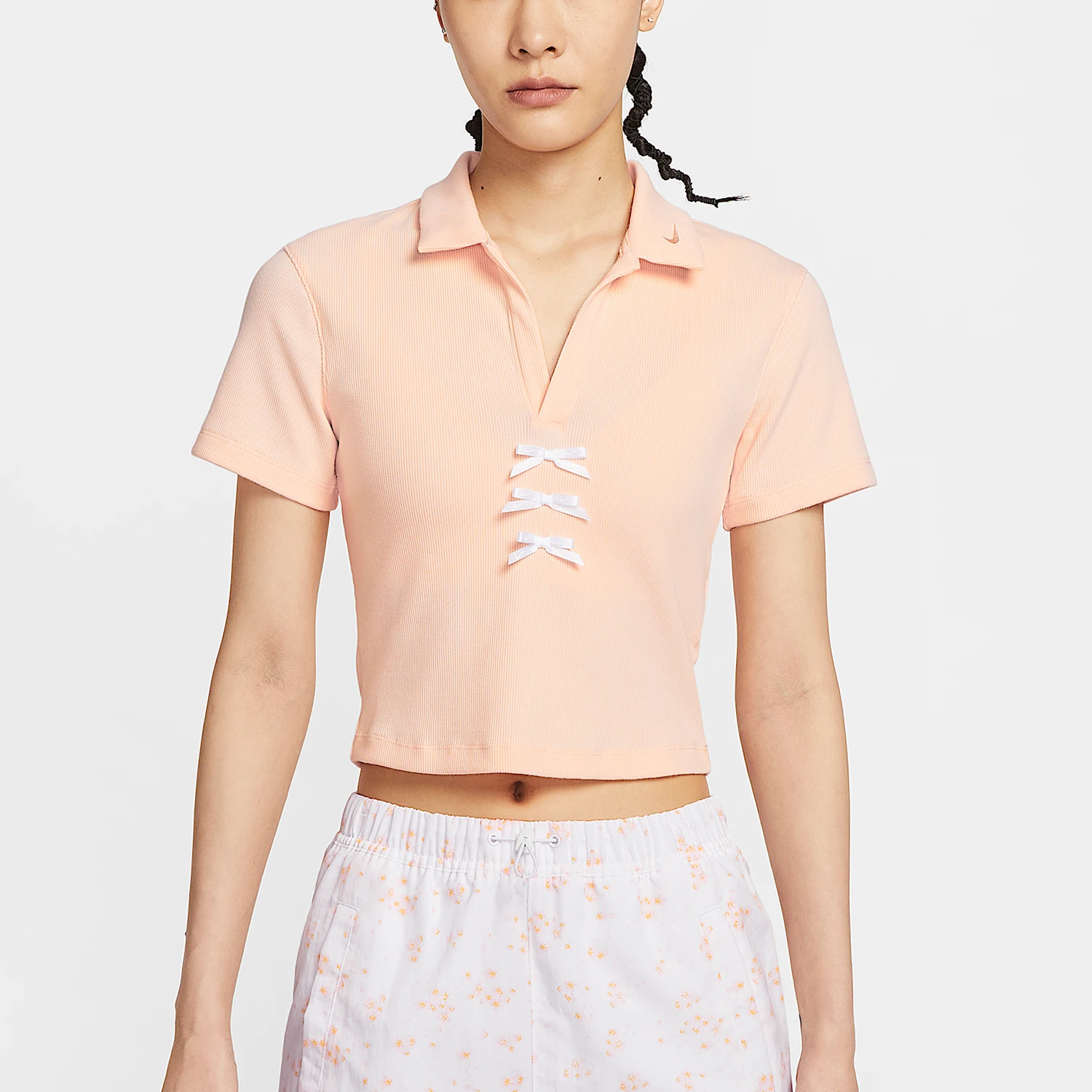 

Nike genuine Sportswear Women's Collar Lightweight T-Shirt IM3393-664