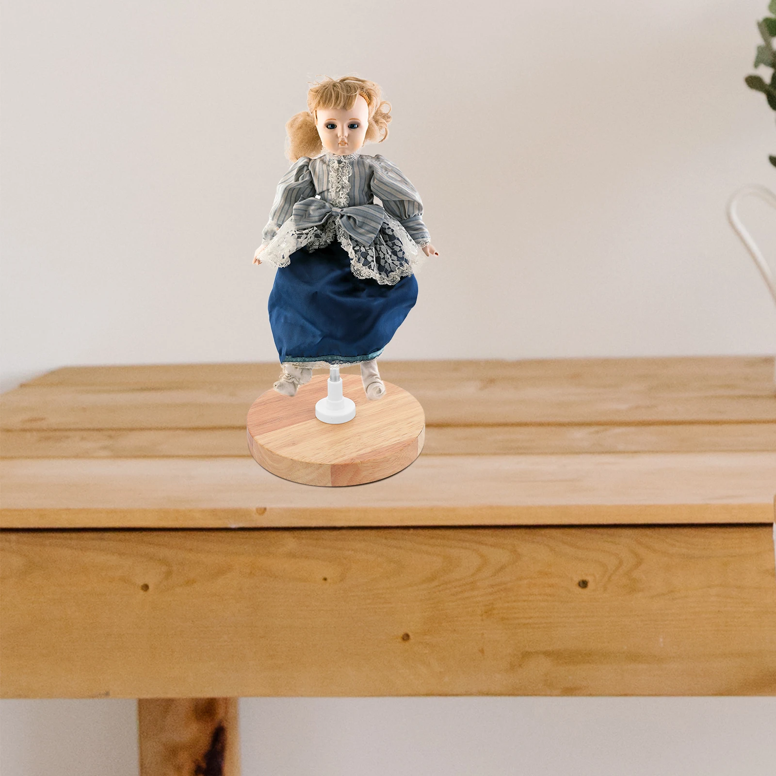 

Adjustable Wooden Stand Display Stable Support Rack With Compact Base Household Holder For Small Spaces Multi-Functional