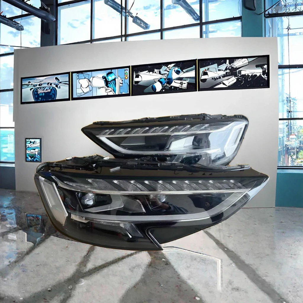 For A8 S8 Smart Digital Headlight Original 2023 2024 2025 Lamp Matrix LED Headlamp New-style D5 Intelligent Car Light