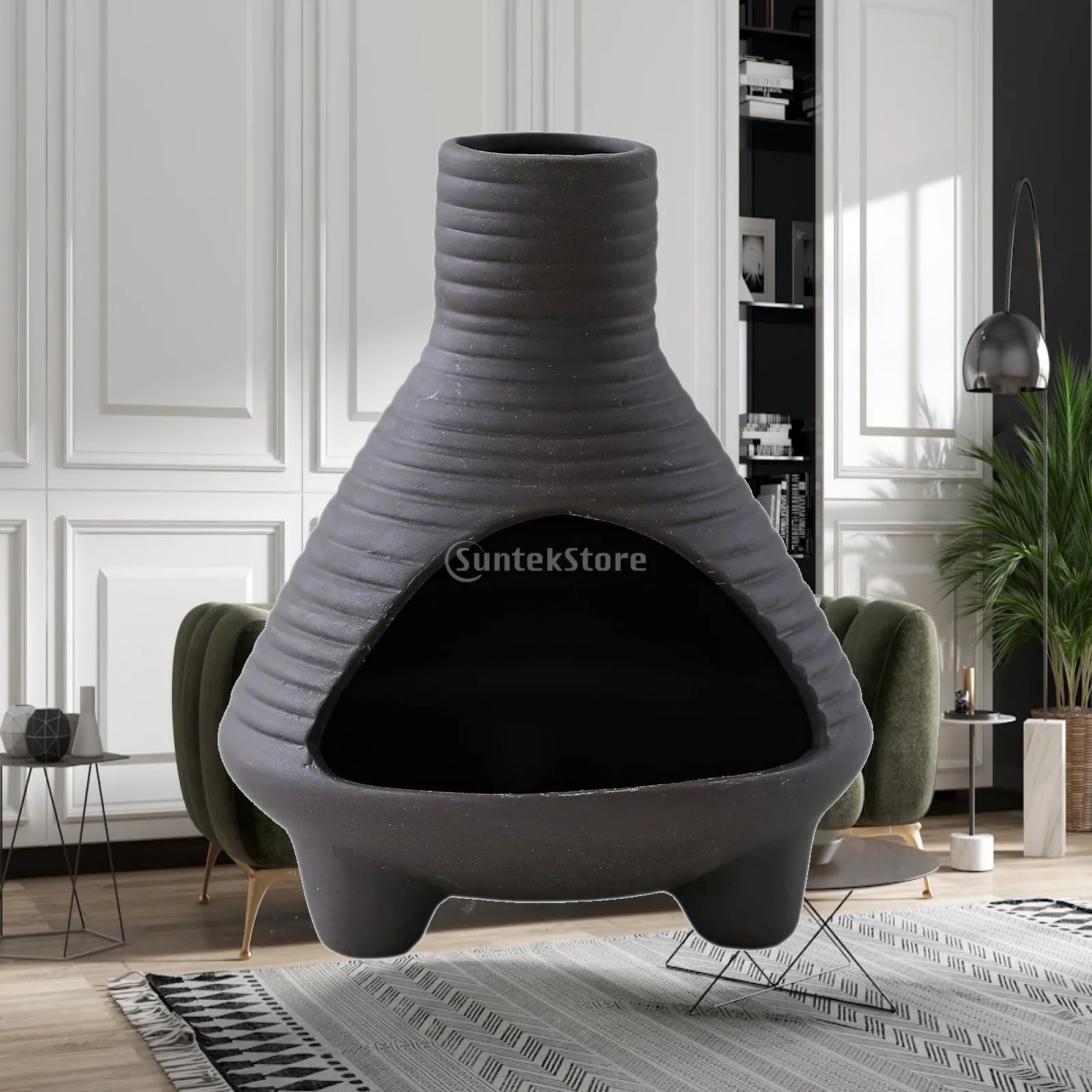 Quemador de Incienso de Salvia, Soporte de Cerámica para Incienso de Palo Santo, Quemador de Incienso para Salvia, Bobina de Incienso, Meditación, Dormitorio, Escritorio