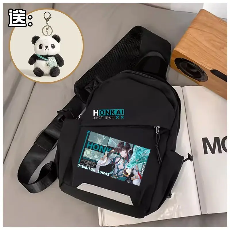 Honkai Star Rail Chest Unisex Backpack Waist Sports Shoulder Phone Student Small Crossbody Bag Ani